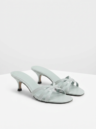 Noelia Strappy Kitten Heel Sandals