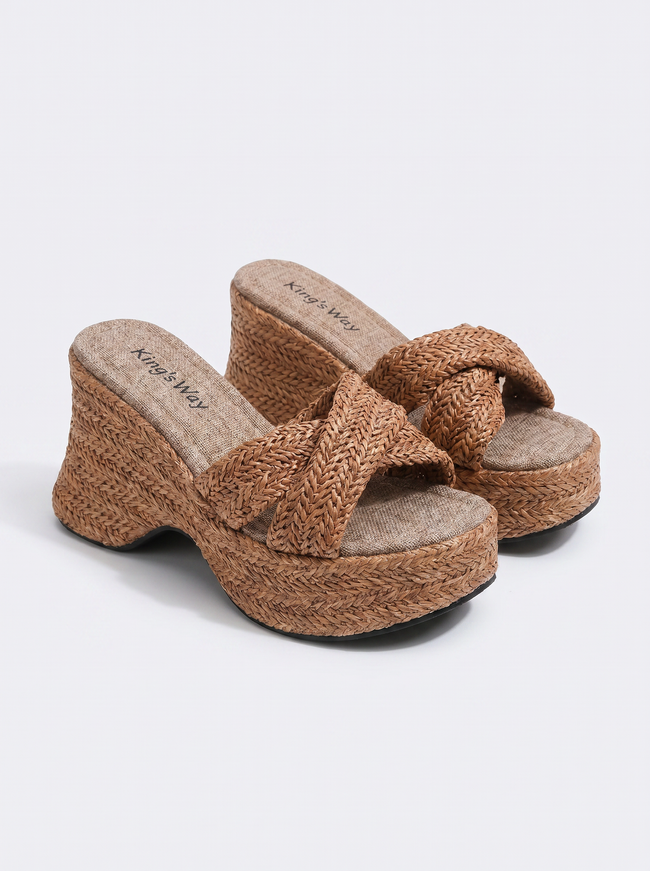 The Woven Obsession Wedge