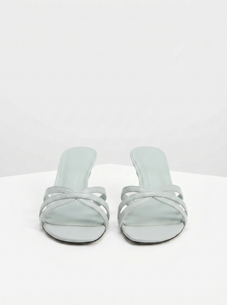 Noelia Strappy Kitten Heel Sandals