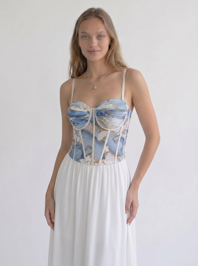 The Marble Luxe Corset
