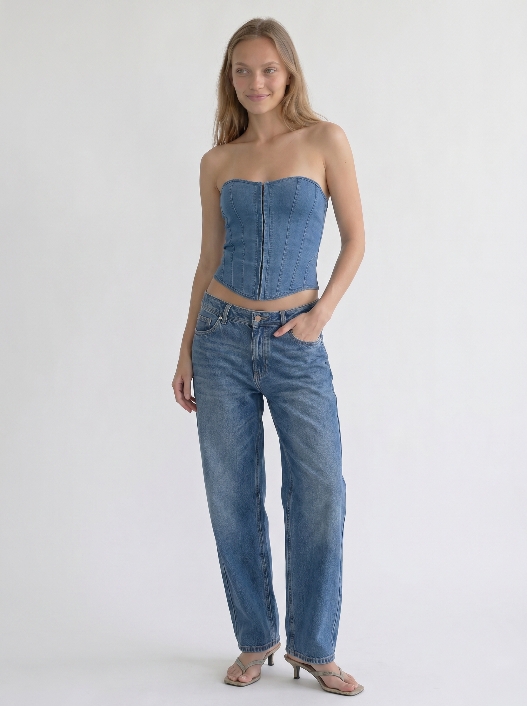 The Denim Crush Corset