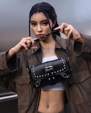 Nyria Studded Shoulder Bag