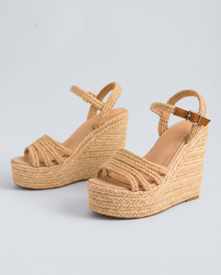 Zinnia Espadrille Platform Wedges