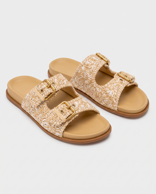 Marisela Woven Slide Sandals