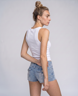 Rowan Crystal Micro Shorts