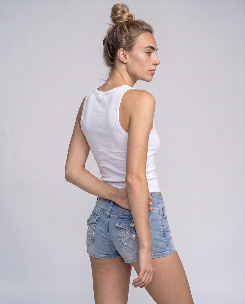 Rowan Crystal Micro Shorts