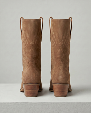 The Tonal Stitch Suede Boot