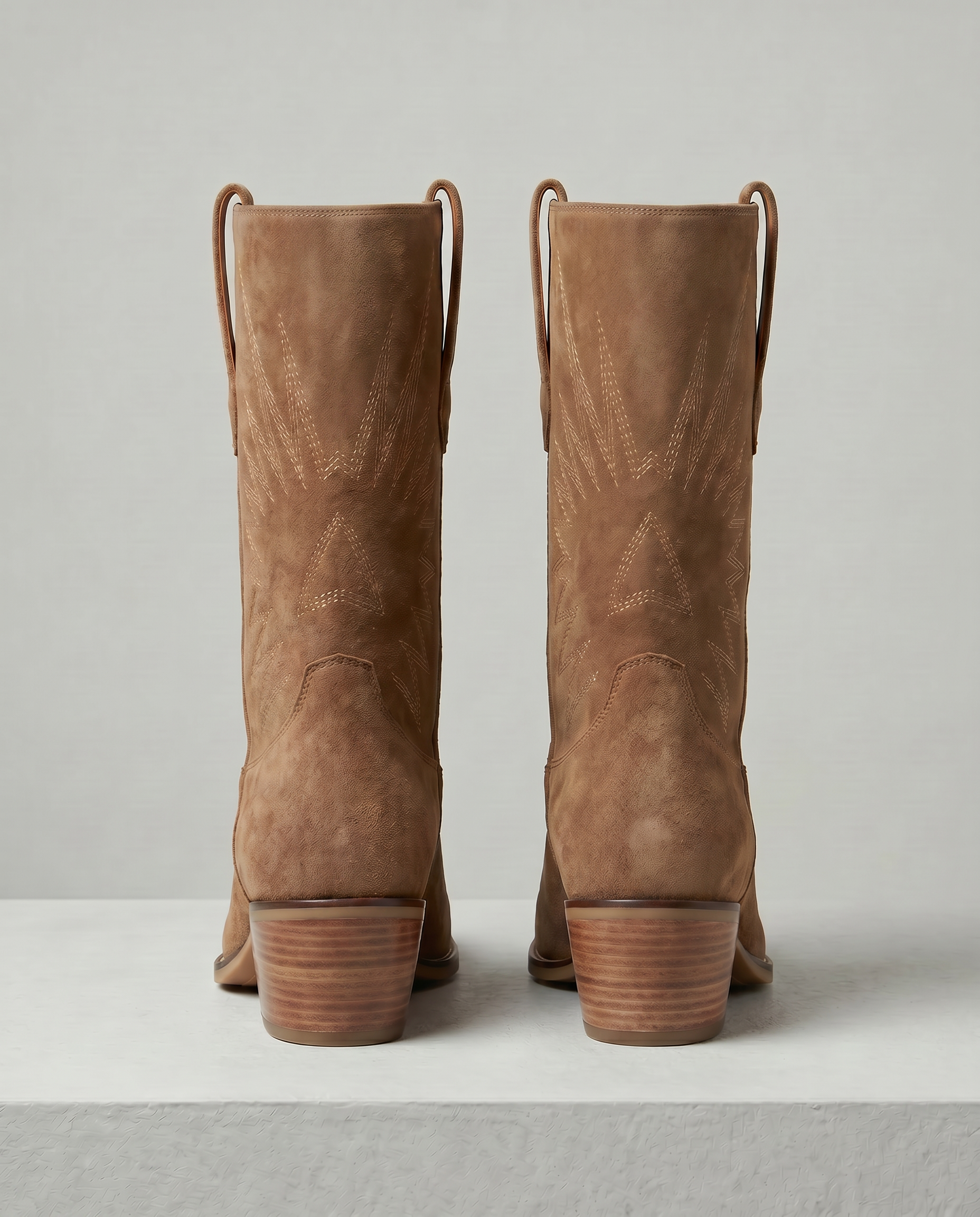 The Tonal Stitch Suede Boot