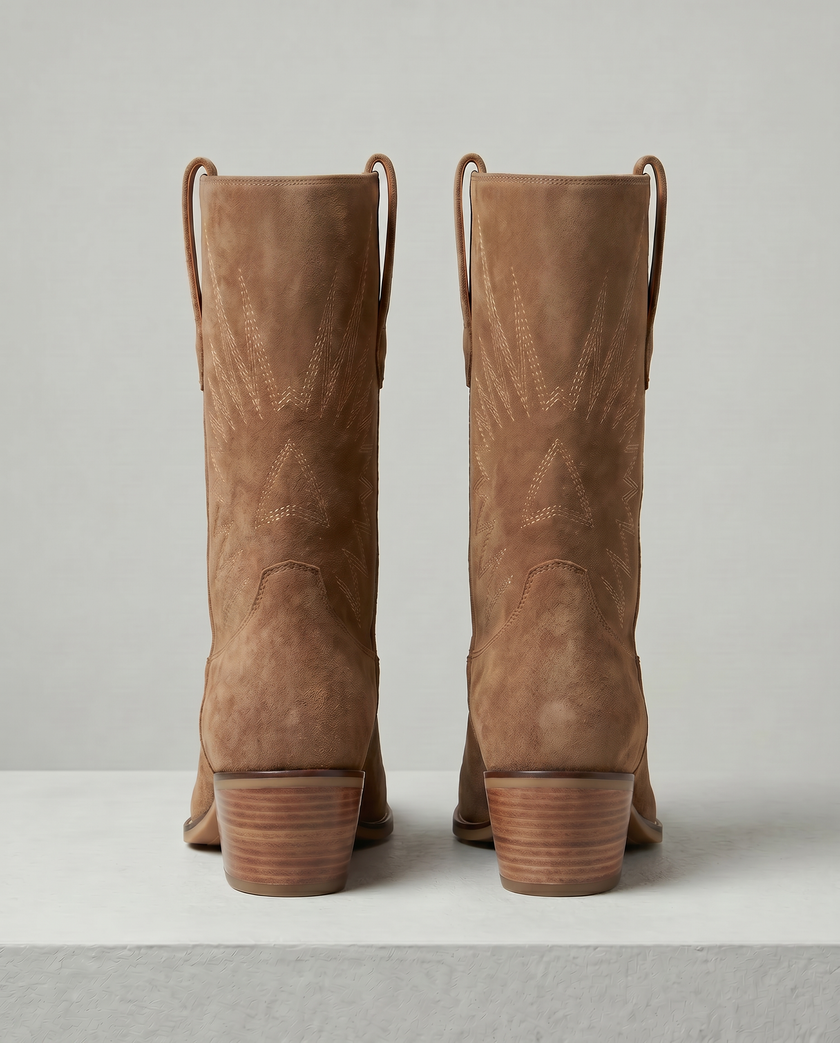 The Tonal Stitch Suede Boot