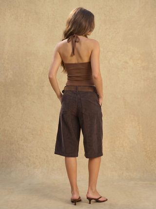 Fernanda Corduroy Trouser Shorts