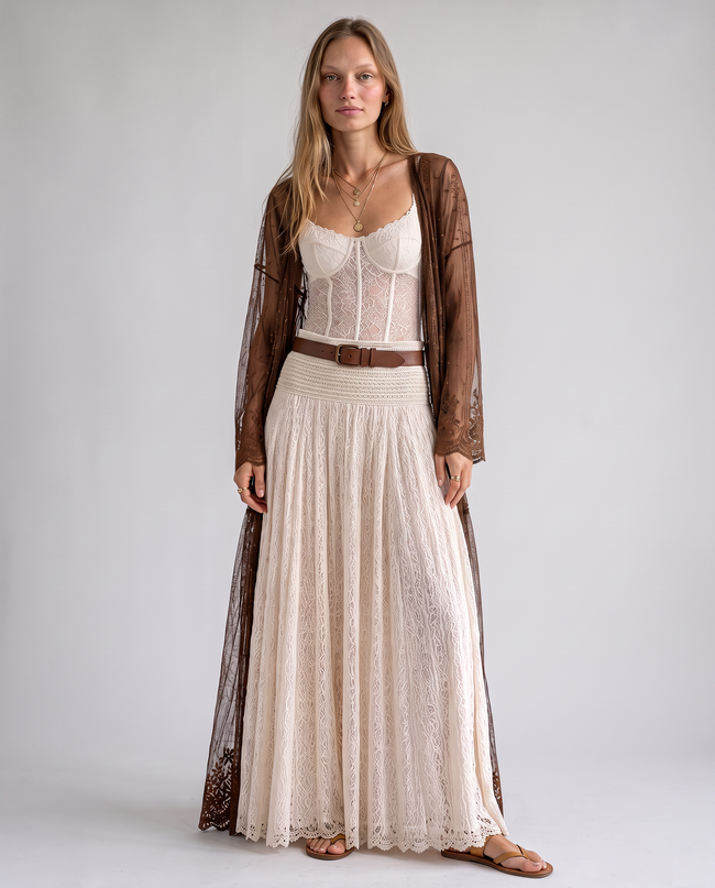 Sacred Grounds Maxi Skirt