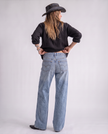 Hendrix Classic Wash Wide-Leg Jeans