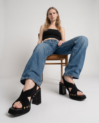 Delphine Vasco Platform Block Heels