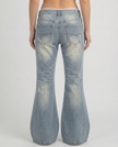 Arabella Bootcut Lace Trim Denim Jeans