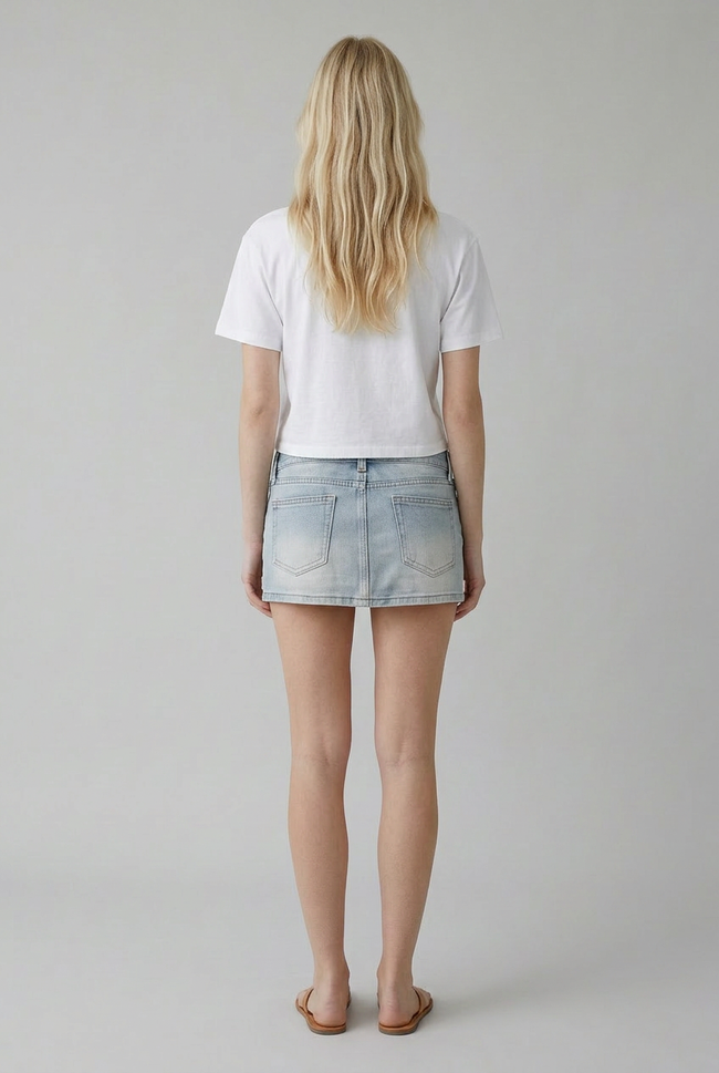 Faye Denim Mini Skirt