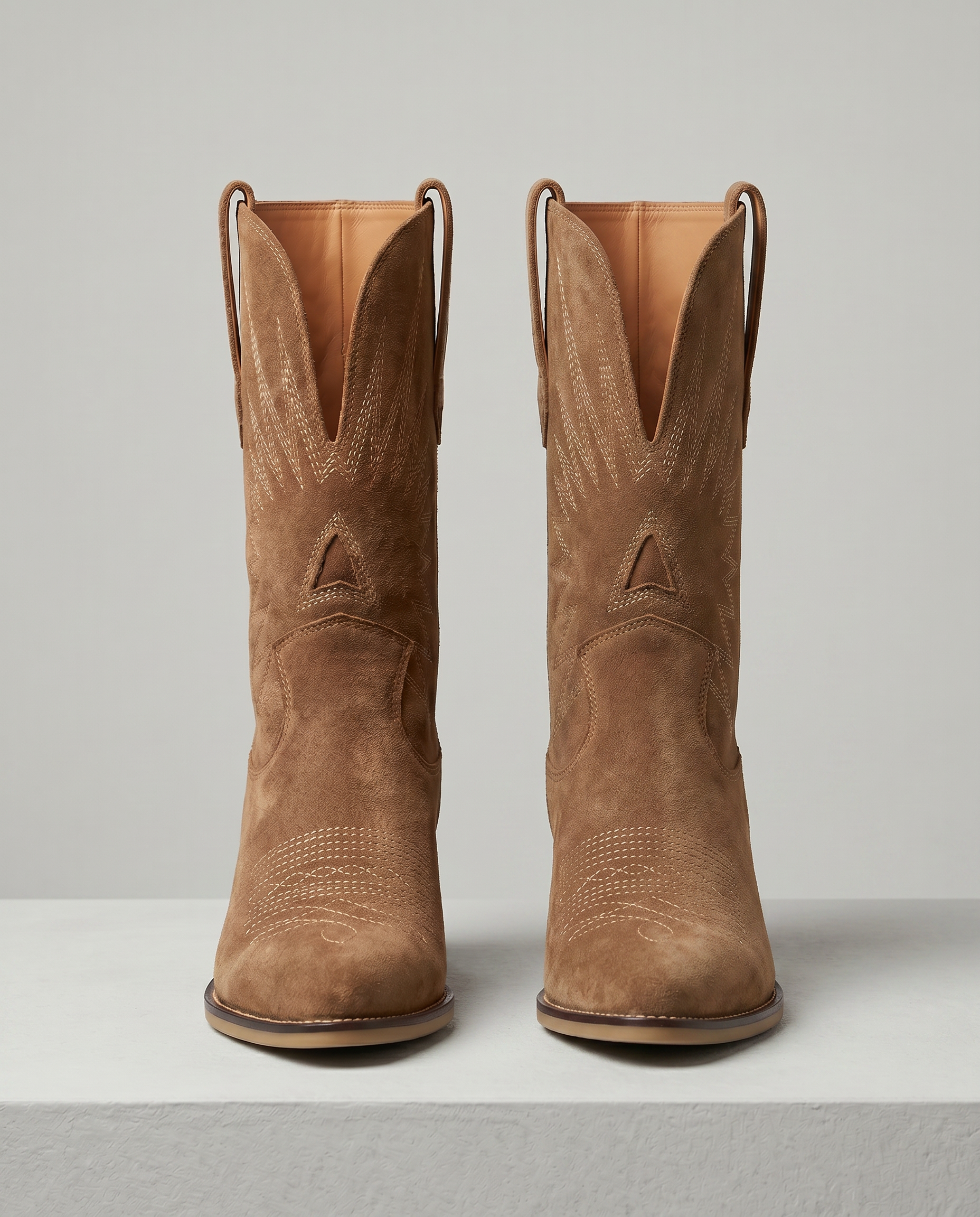 The Tonal Stitch Suede Boot