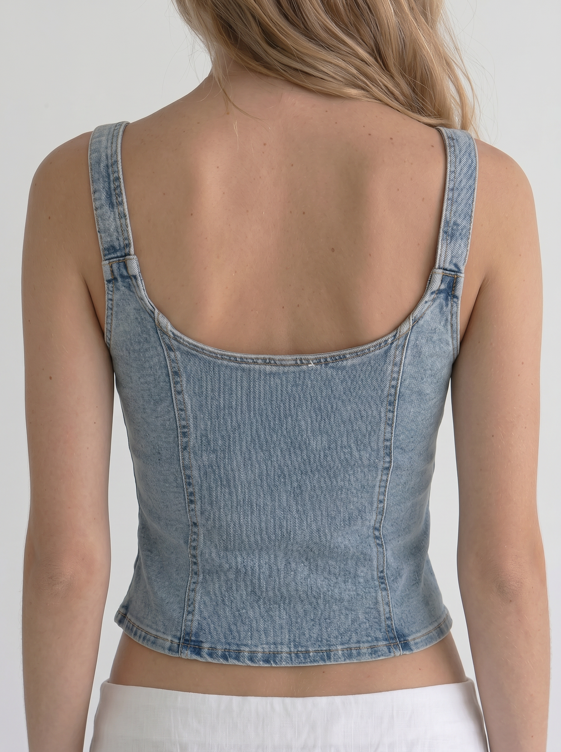 The Denim Darling Top