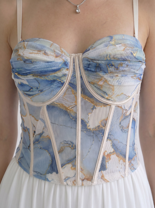 The Marble Luxe Corset