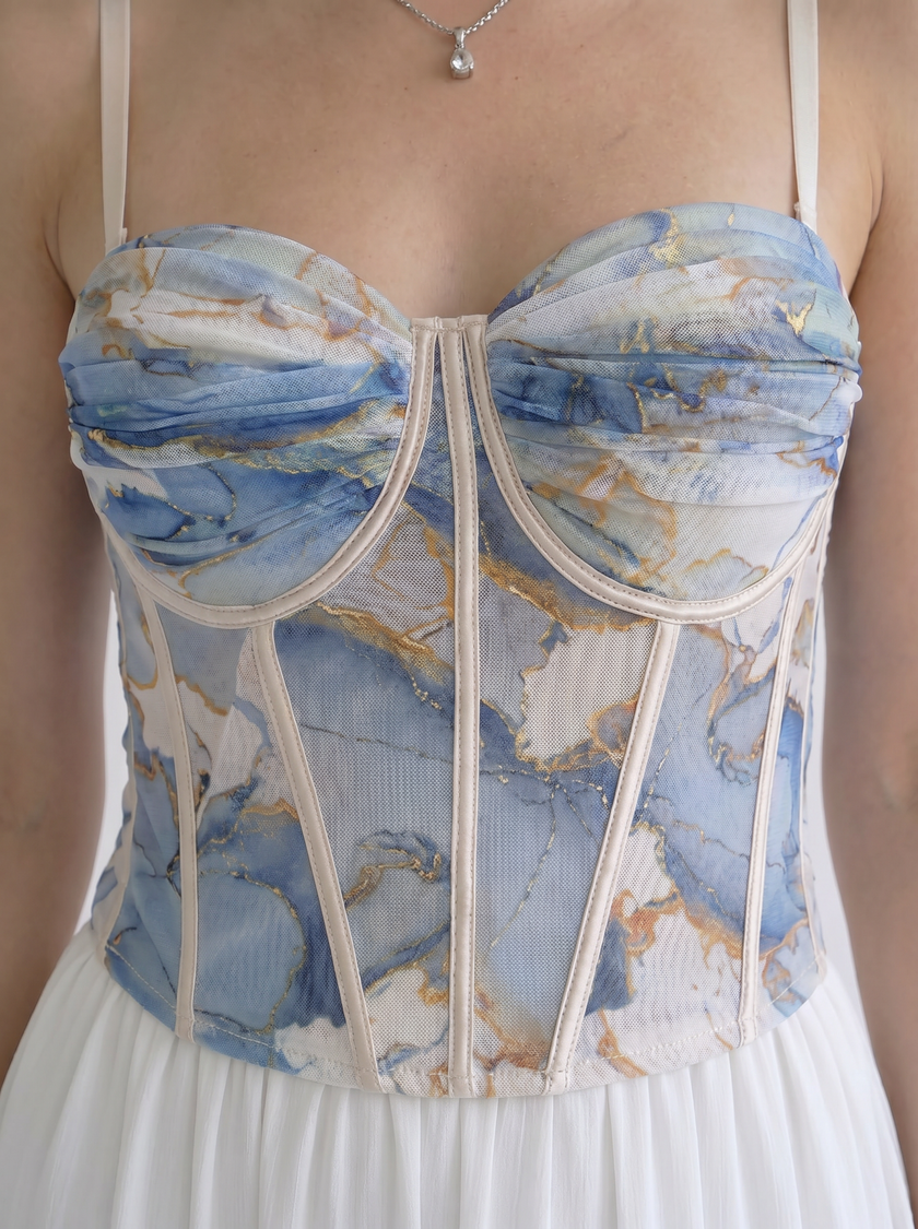 The Marble Luxe Corset