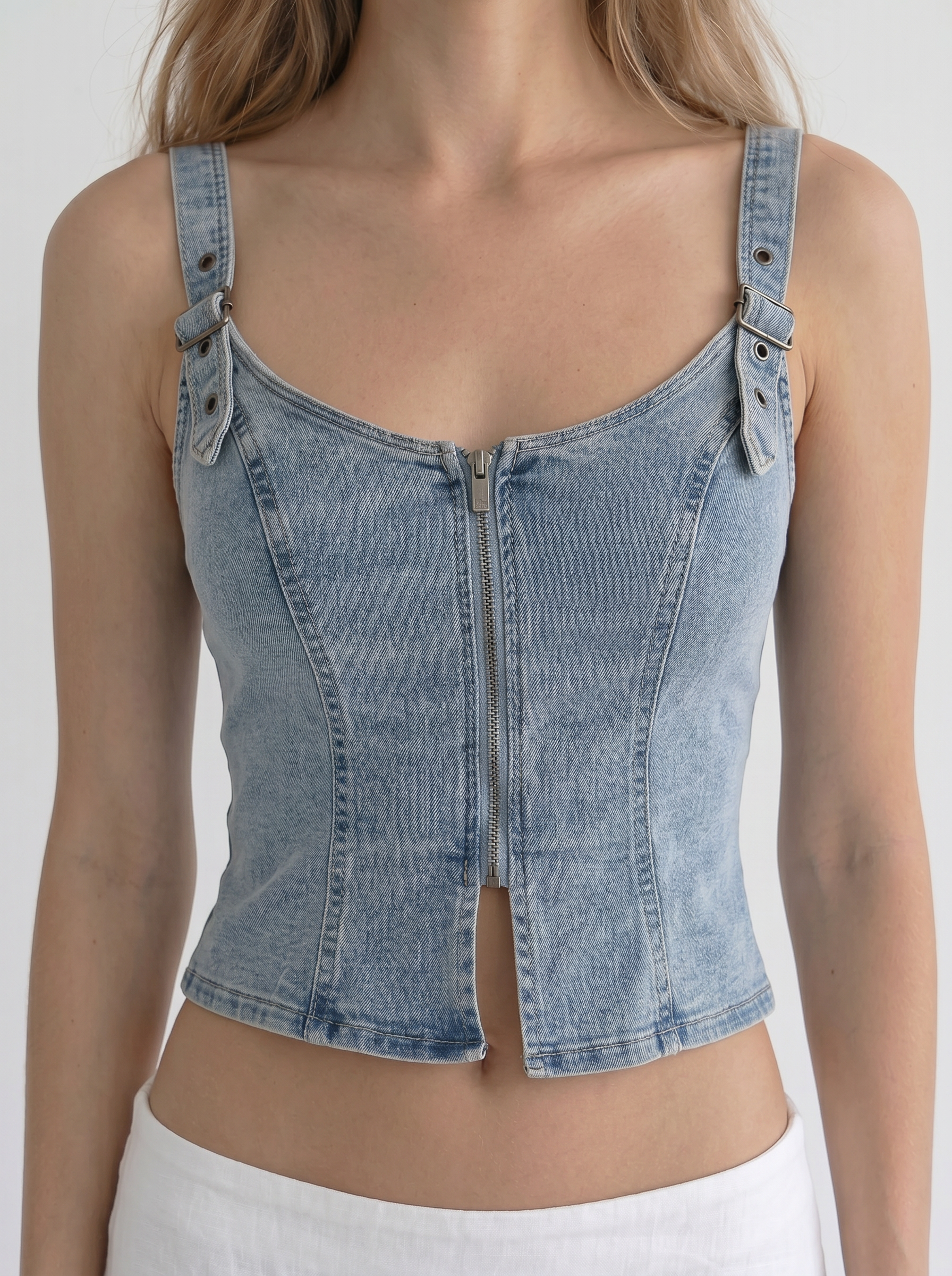 The Denim Darling Top