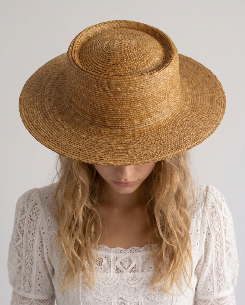 The Natural Straw Boater