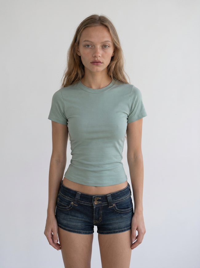 Josie Denim Micro Shorts