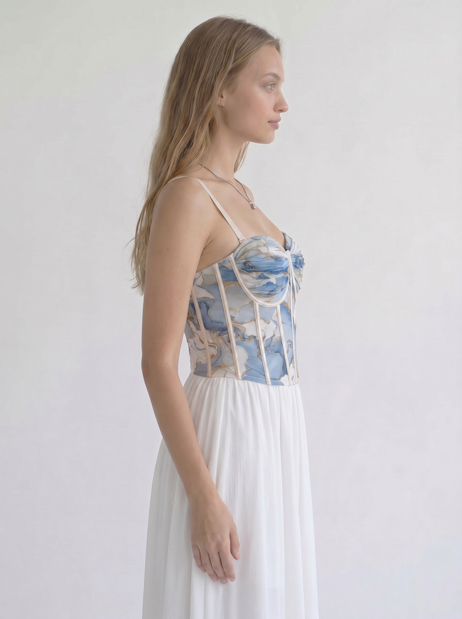 The Marble Luxe Corset