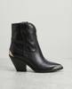 The Metal Toe Western Ankle Boot