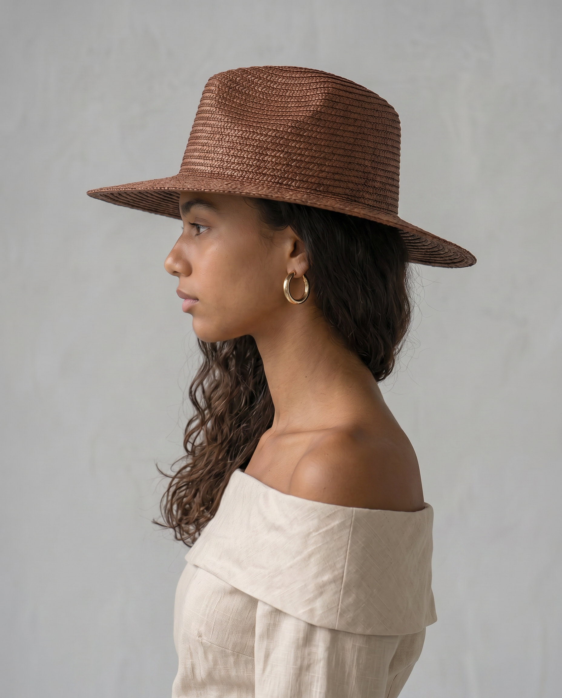 The Wide Brim Straw Fedora