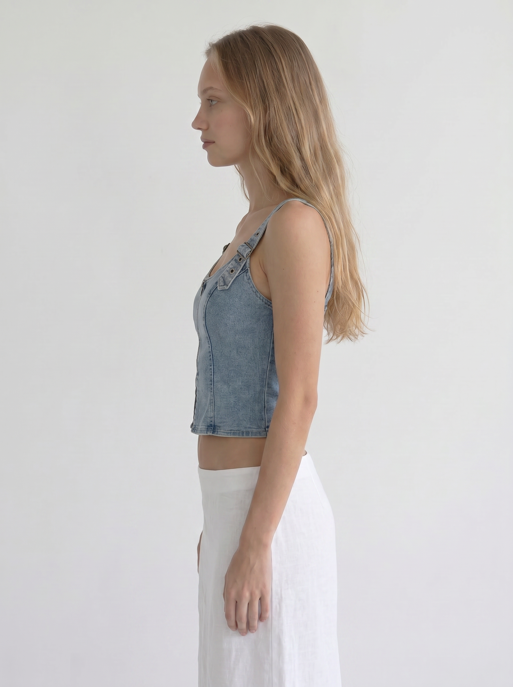 The Denim Darling Top