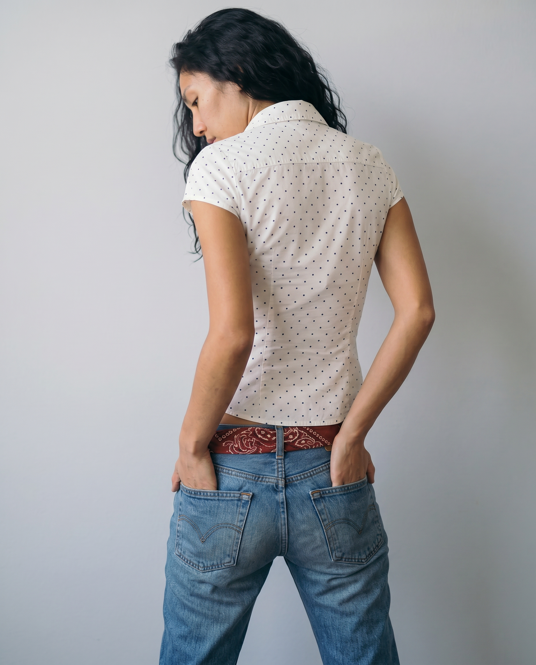 Wren Polka Dot Corset Blouse