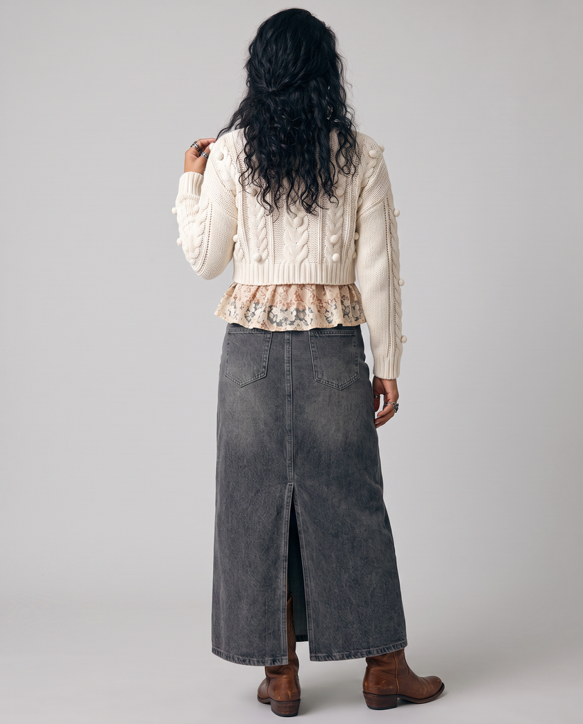 Maryanne Denim Maxi Skirt