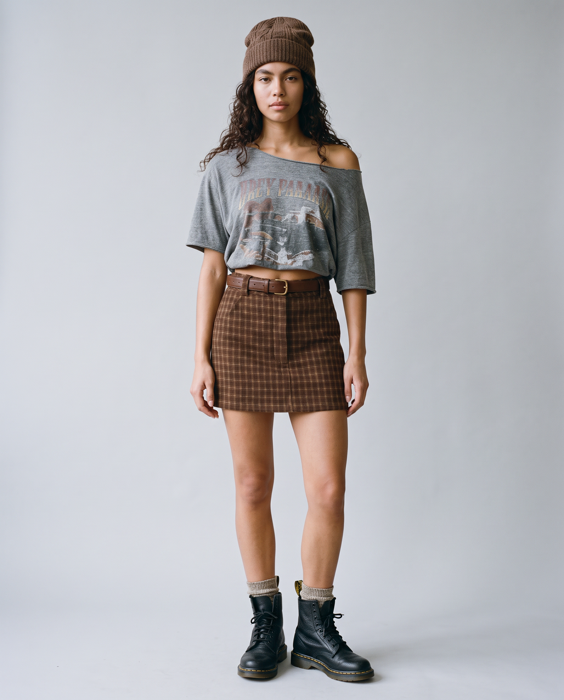 Tabitha Plaid Mini Skirt