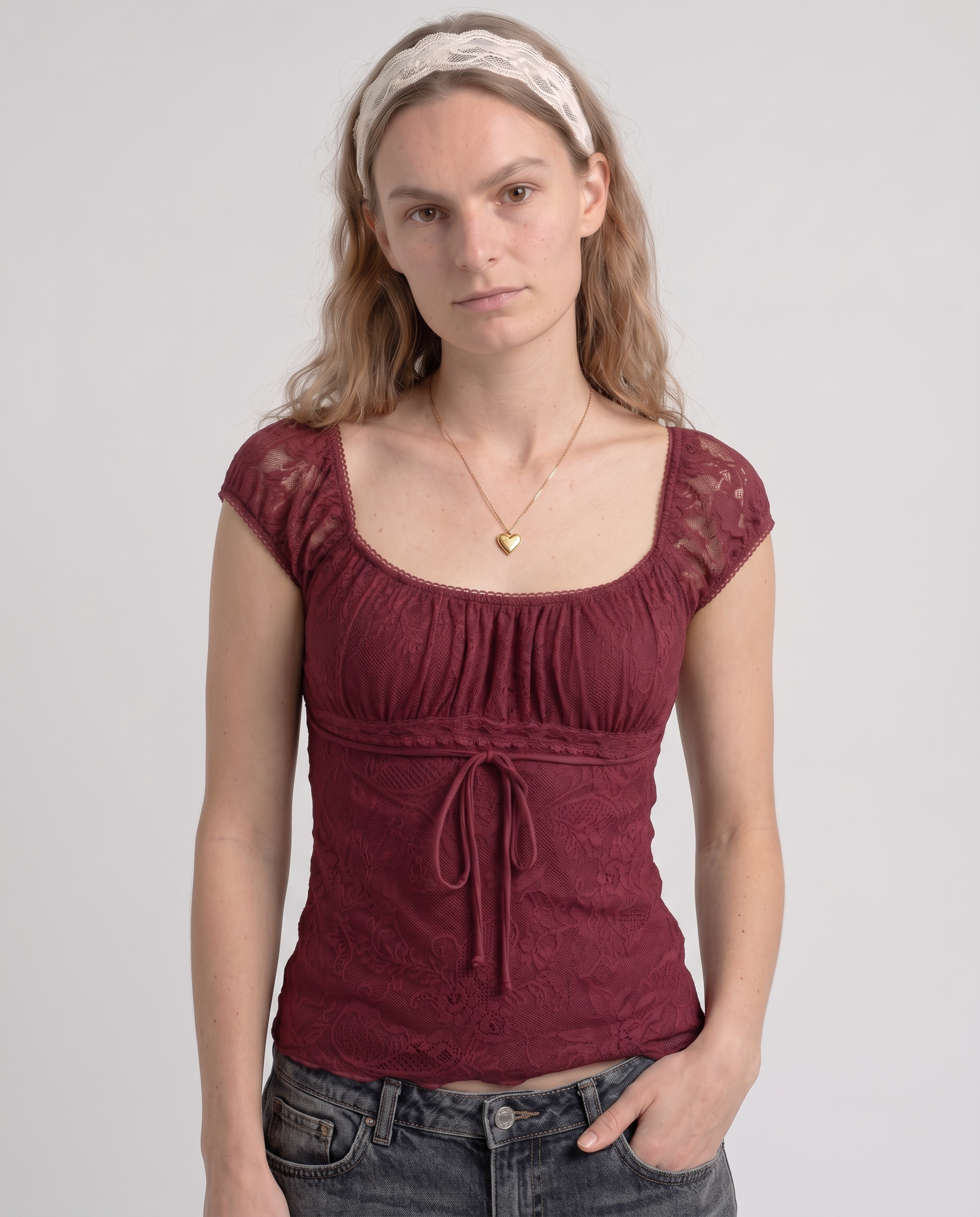 Bonnie Lace Empire Top