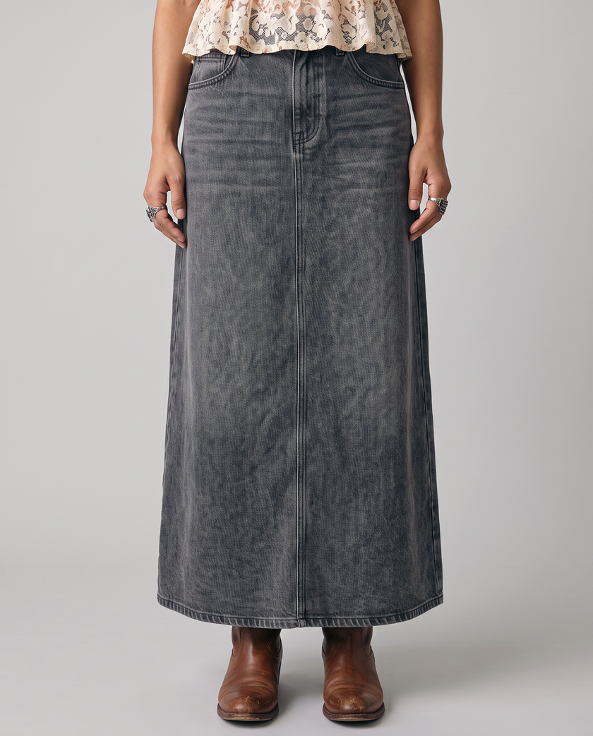 Maryanne Denim Maxi Skirt
