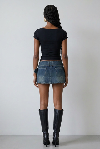 Willamae Denim Skort