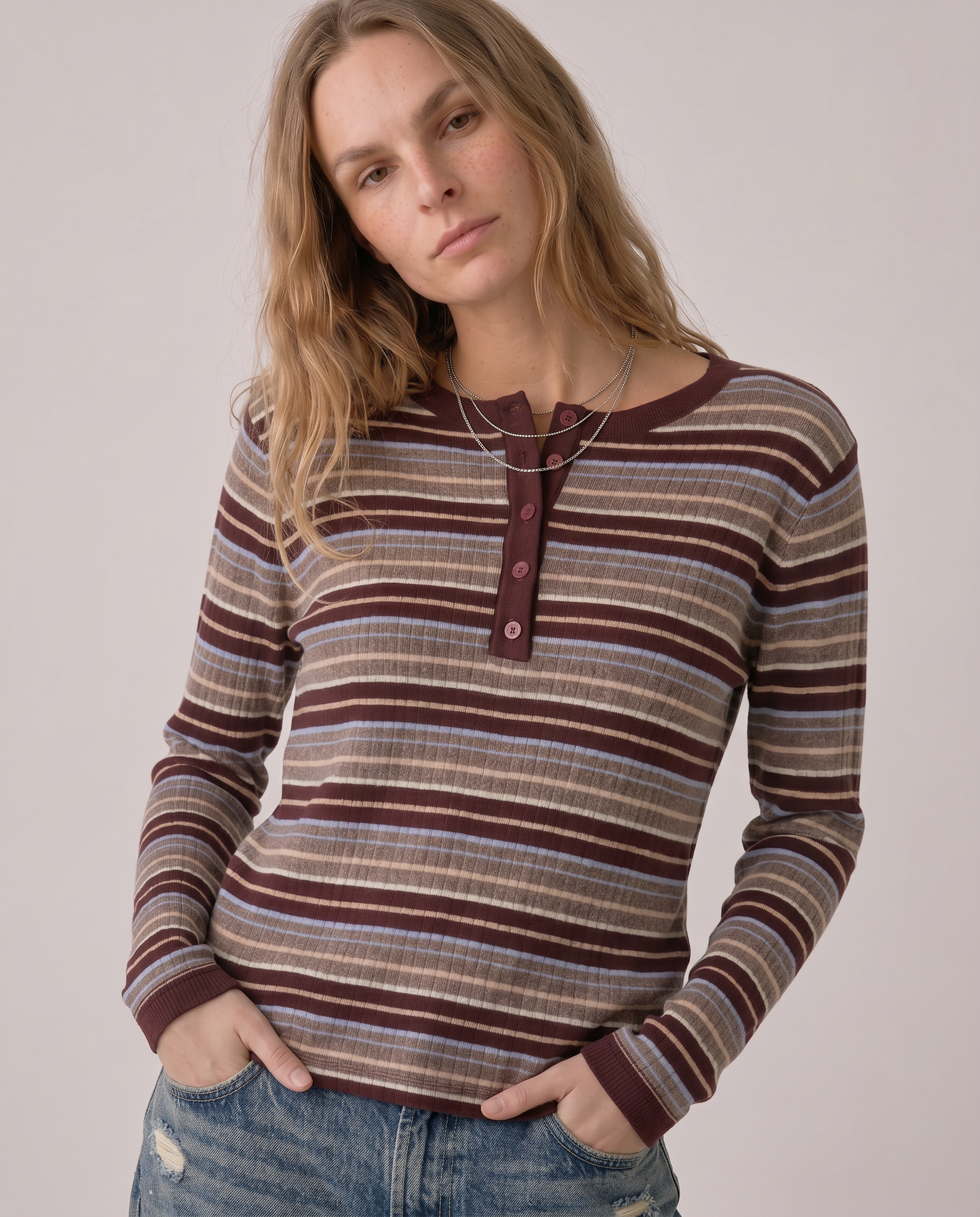 Anouk Striped Henley