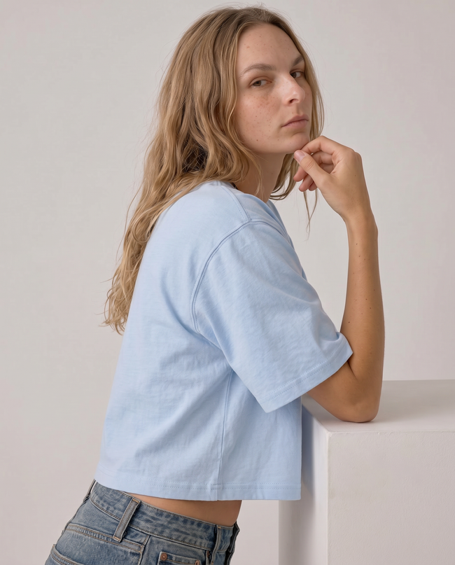 Colette Boxy Crop Tee