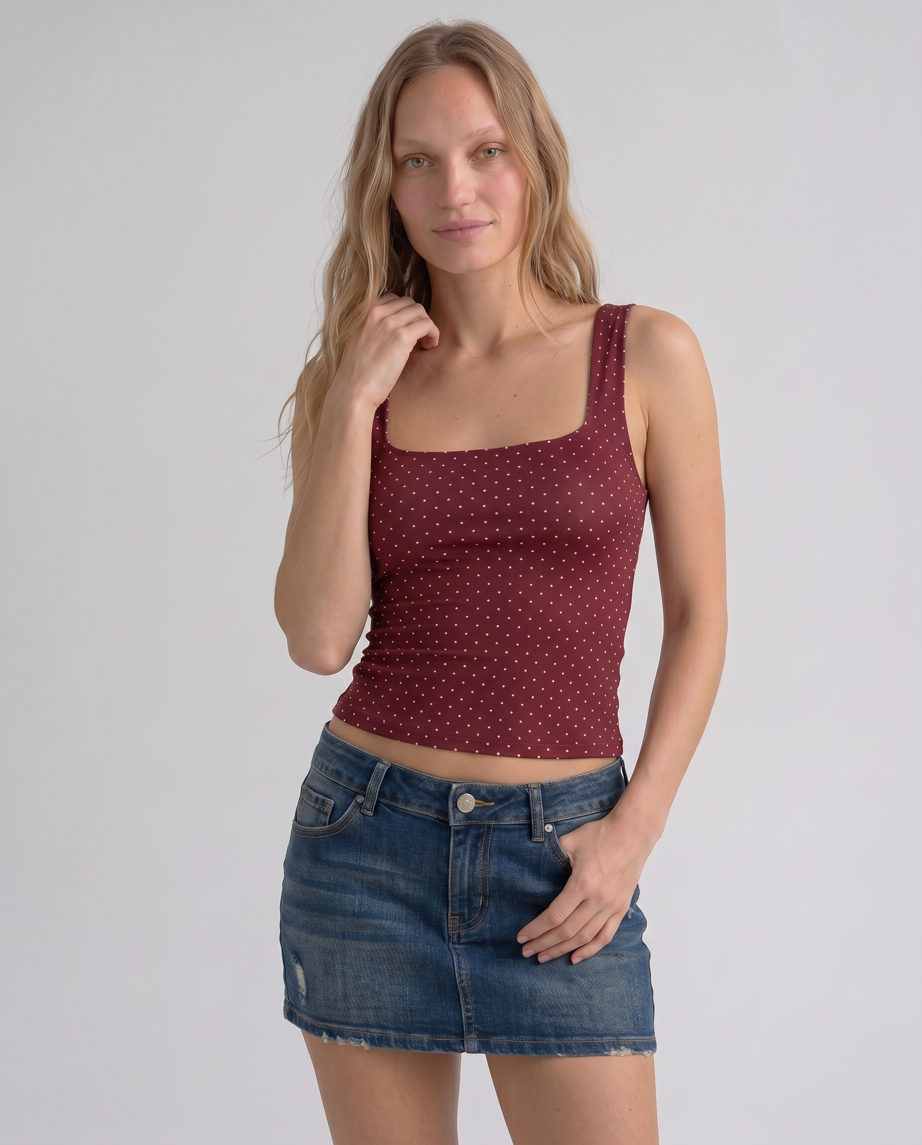 Emmylou Polka Dot Tank