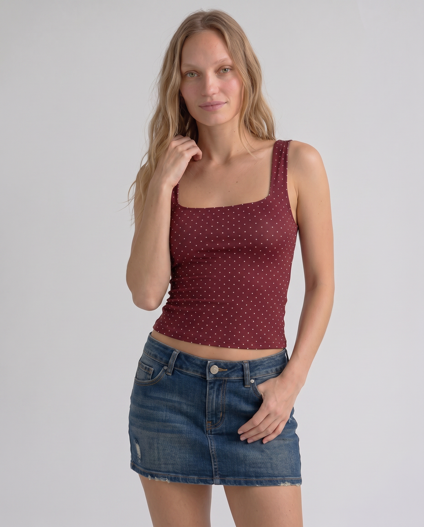 Emmylou Polka Dot Tank