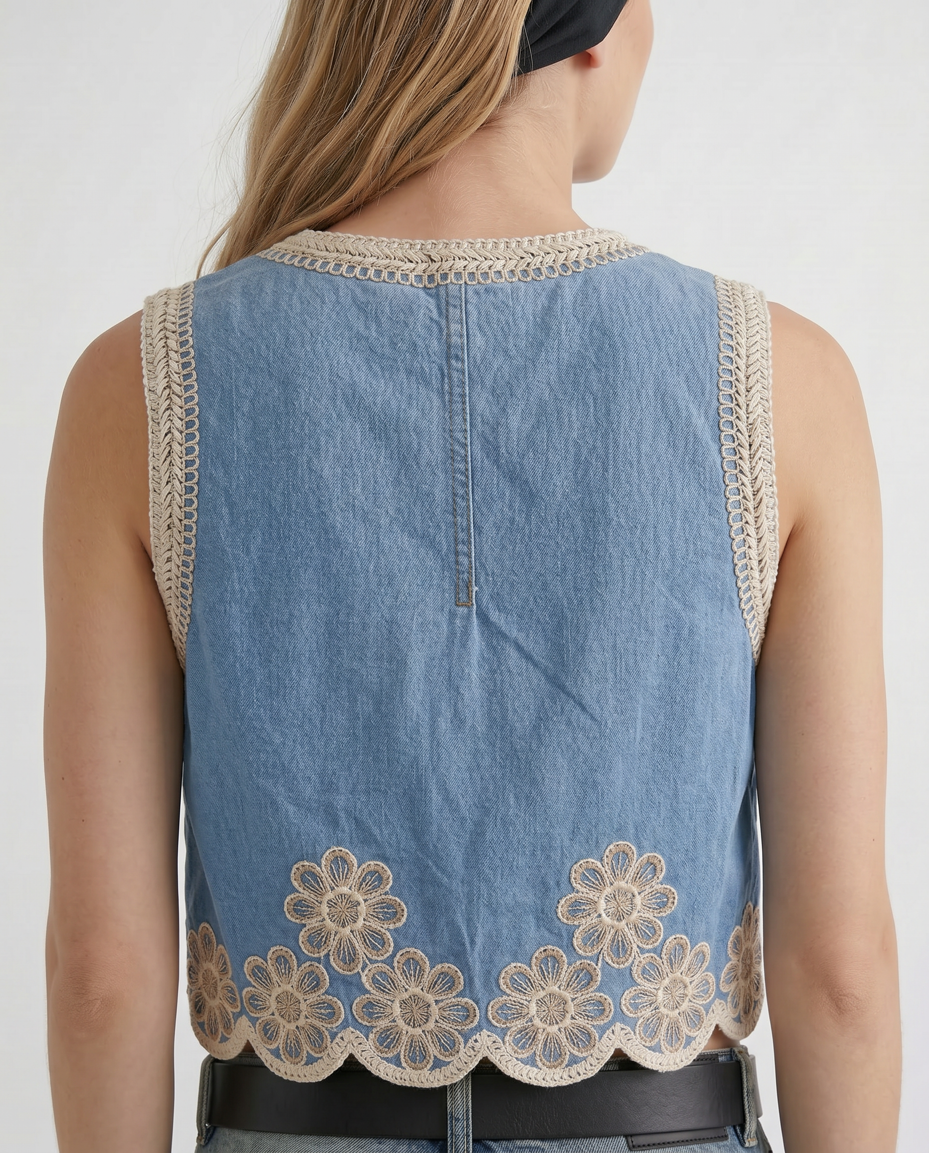 The Indigo Tapestry Vest