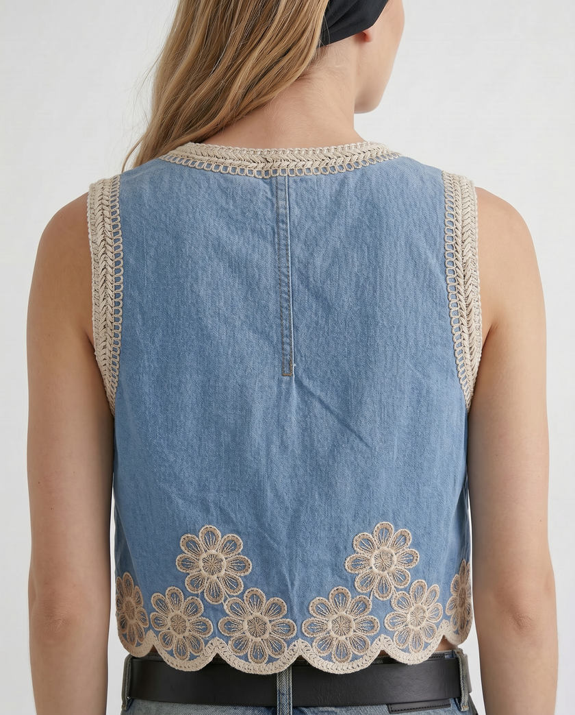The Indigo Tapestry Vest