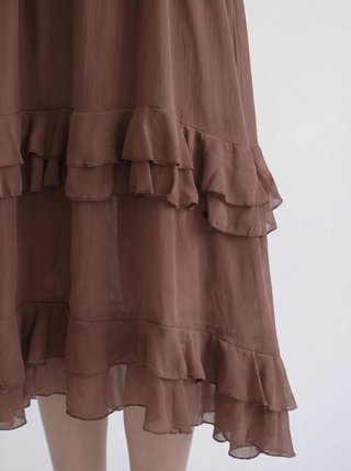 Josephine Ruffled Tiered Maxi Dress