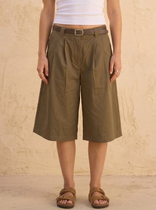 Tavia Pleated Trouser Shorts