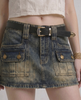 The Wildflower Denim Skirt