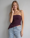 Vesper Asymmetric Tube Top