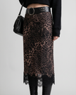 The Vienna Lace-Hem Skirt