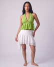 Tilly Ruffle Hem Mini Skirt