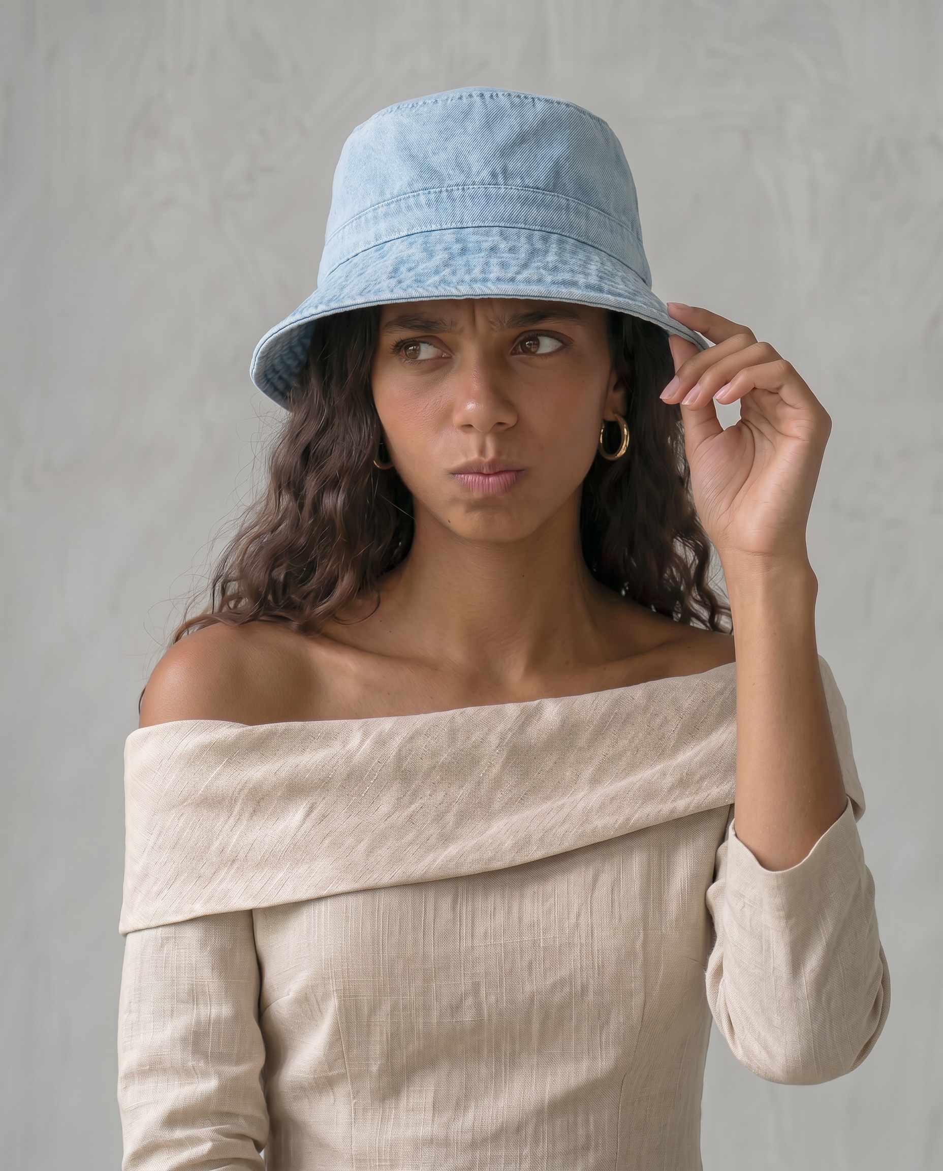 The Clean Denim Bucket Hat