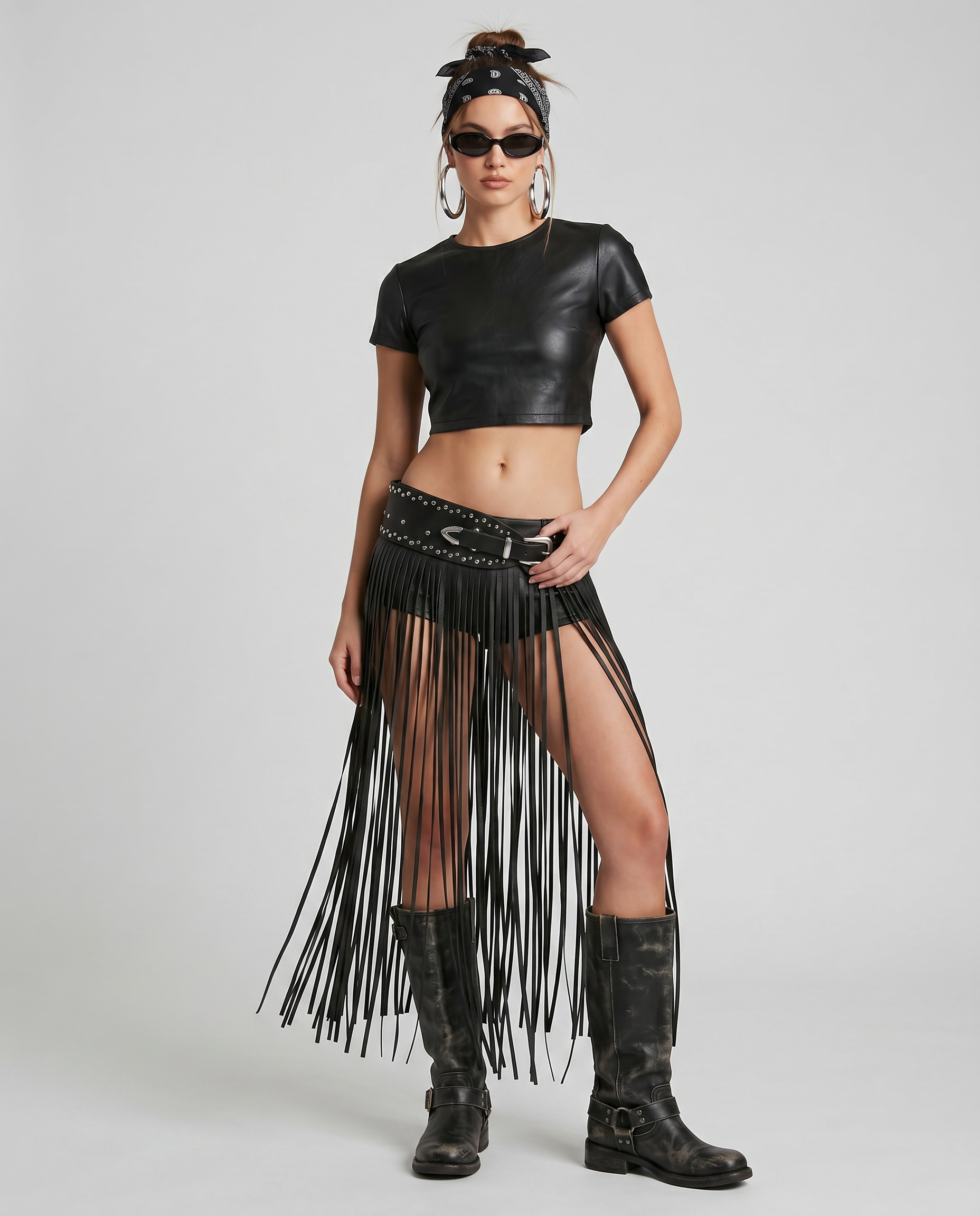 The Ibiza Fringe Skirt Belt